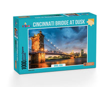 Cincinnati Bridge at Dusk 1000 Piece Adult's Jigsaw Puzzle