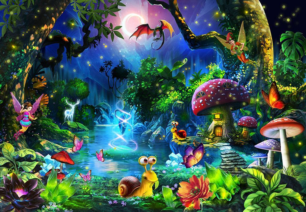 Fantasy Forest 1000 Jigsaw Puzzle