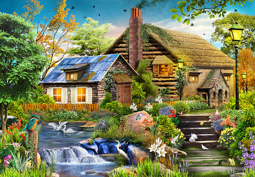 Flo's Cottage 1000 Piece Adult's Jigsaw Puzzle