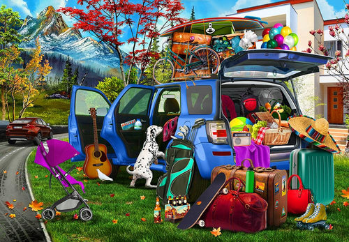 Going On Holiday 1000 Piece Jigsaw Puzzle