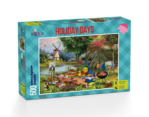 Holiday Days: Camping 500 Piece Jigsaw Puzzle