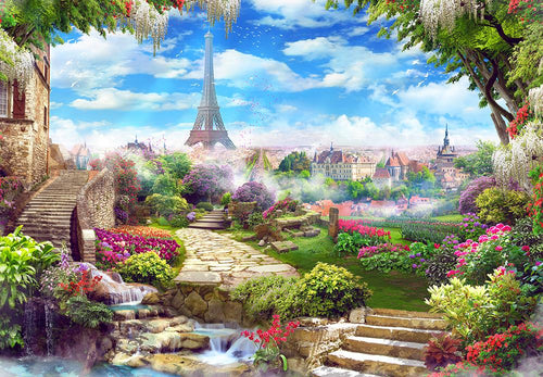 Parisian Gardens 1000 Piece Jigsaw Puzzle