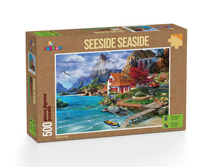 Seeside Seaside - 500 Piece Jigsaw Puzzle
